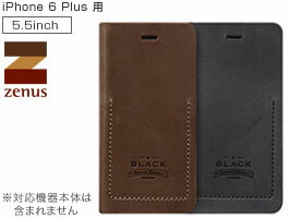 iPhone 6s Plus / iPhone 6 Plus 用 ケース ゼヌス Zenus Black Tesoro Diary for iPhone 6s Plus / iPhone 6 Plus iPhone6プラス(5.5..