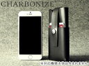 Charbonize レザー ウォレットタイプケース for iPhone 6s Plus / iPhone 6 Plus(ブラック)プラス(5.5インチ)フェルト 本革 スマホケー..