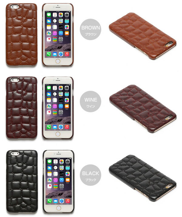 iPhone 6s Plus / iPhone 6 Plus 用 ケース ゼヌス Zenus Croco Quilting Bar for iPhone 6s Plus / iPhone 6 Plus iPhone 6s Plus / iPhone 6 Plusケース