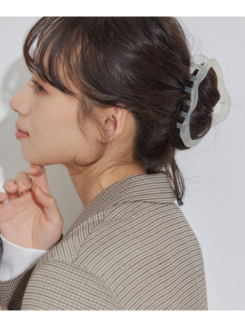 【SALE／40%OFF】ニュアンスラインバンス VIS ビス ヘアアクセサリー バレッタ・ヘアクリップ・ヘアピン ホワイト ブラウン ネイビー【RBA_E】[Rakuten Fashion]