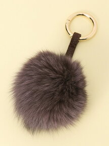 【SALE／70%OFF】ファーチャーム VIS ビス ファッショングッズ チャーム/キーチェーン パープル オレンジ カーキ グリーン グレー ブラウン ピンク【RBA_E】[Rakuten Fashion]