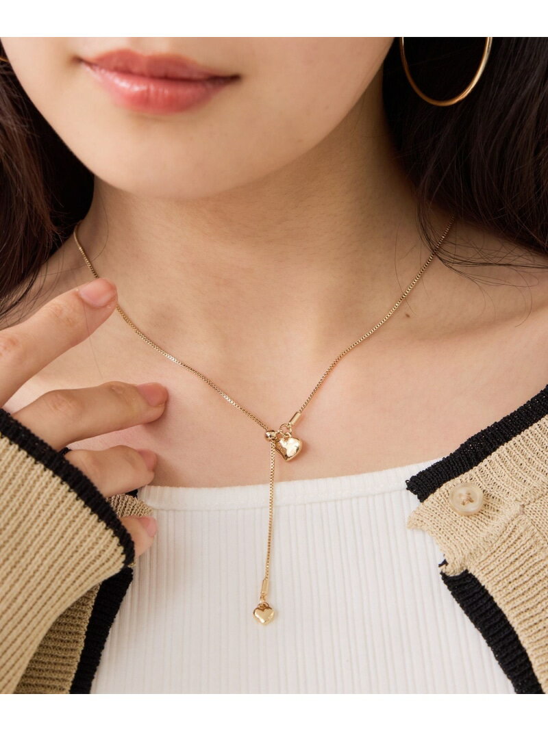 樂天商城 - ハートドロップネックレス VIS ビス アクセサリー・腕時計 ネックレス シルバー ゴールド[Rakuten Fashion]