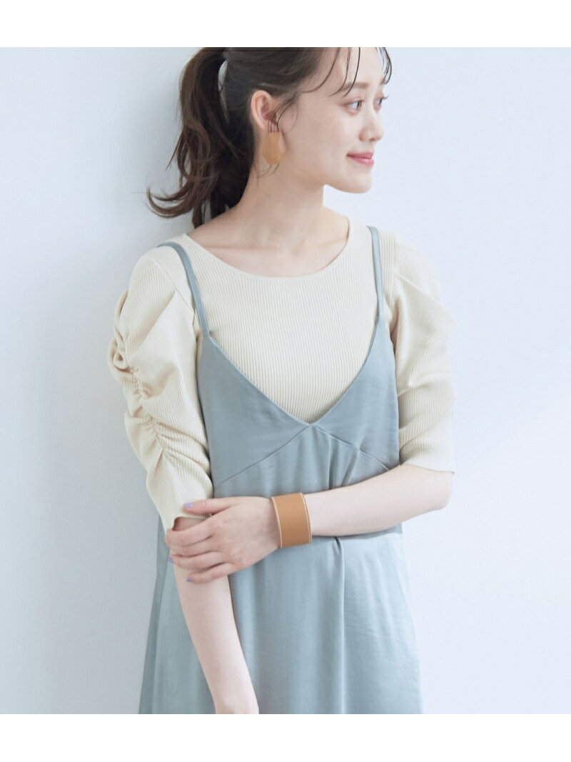 楽天市場 Sale Off 美人百花5月号掲載 Uvケア 袖シャーリング5分袖リブプルオーバー Vis ビス ニット ニットその他 ホワイト ブラック グリーン ピンク Rba E Rakuten Fashion Vis ビス