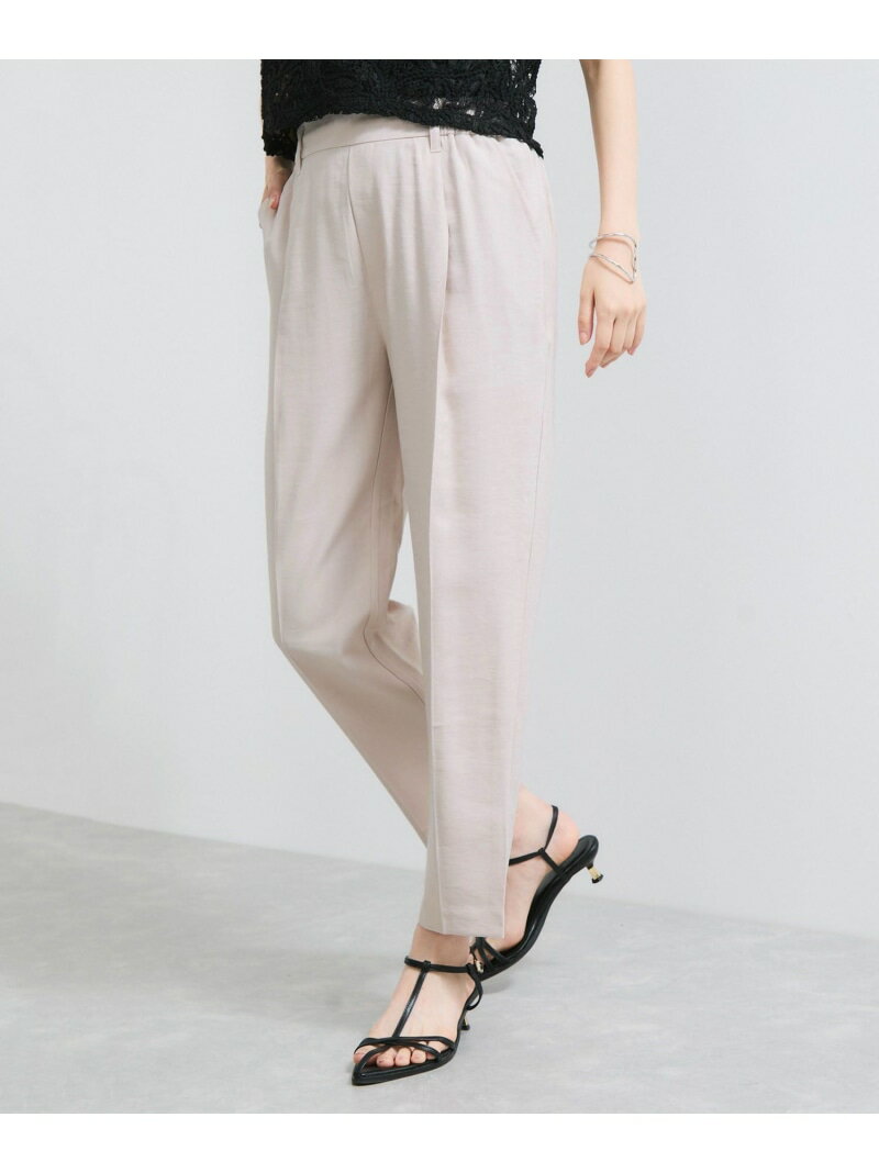 【SALE／20%OFF】【接触冷感/洗える】 リラックステーパードパンツ VIS ビス パンツ その他のパンツ ベージュ ブルー ブラック【RBA_E】【送料無料】[Rakuten Fashion]のサムネイル