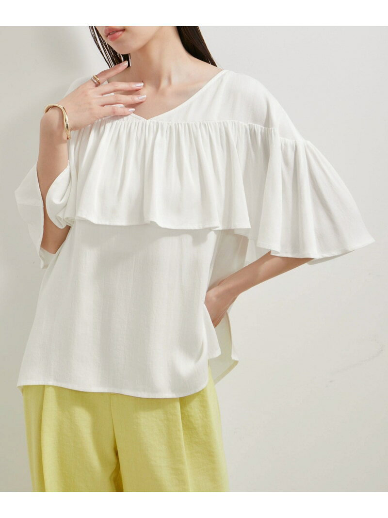 【SALE／70%OFF】2wayラッフルブラウス VIS ビス トップス シャツ・ブラウス ブラ...