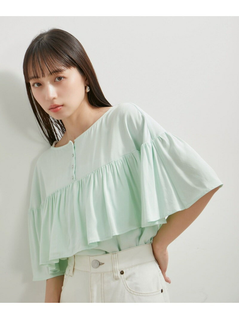 【SALE／70%OFF】2wayラッフルブラウス VIS ビス トップス シャツ・ブラウス ブラ...