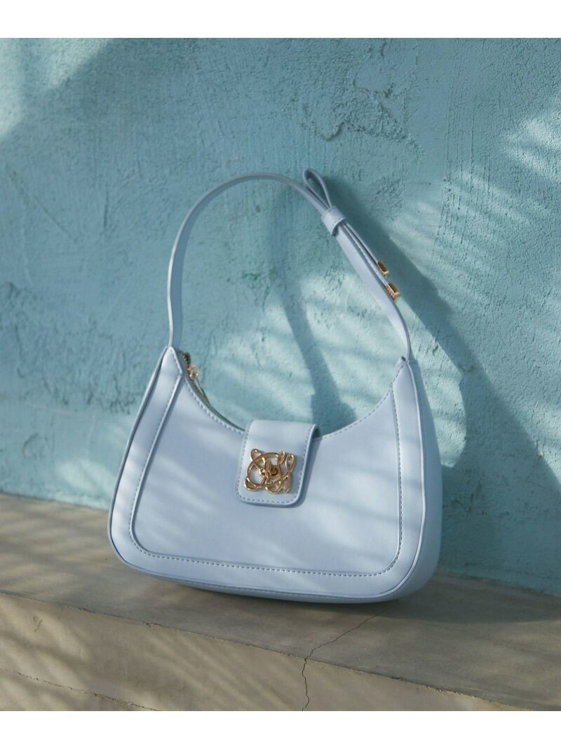 【新色追加】【180°C美人見え】ハンドルリボンワンショルダーバッグ VIS ビス バッグ ハンドバッグ ブルー【送料無料】[Rakuten Fashion]