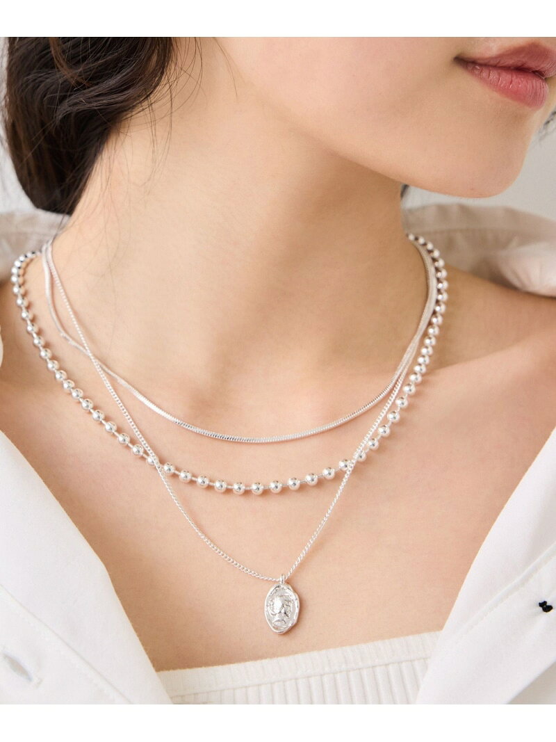 樂天商城 - ダブルチェーンコインネックレス VIS ビス アクセサリー・腕時計 ネックレス ゴールド シルバー[Rakuten Fashion]