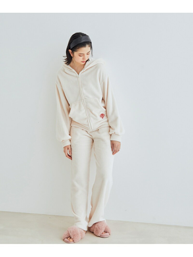 【SALE／30%OFF】【ViSage】【MARION CREPESコラボ】WHIPフード&パンツセットアップ VIS ビス インナー・ルームウェア その他のインナー・ルームウェア ホワイト ブラウン【RBA_E】【送料無料】[Rakuten Fashion]のサムネイル