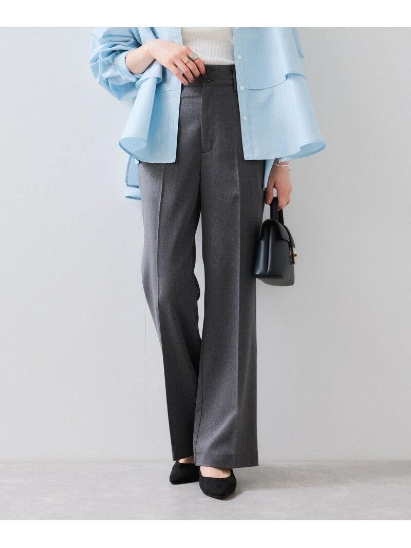 樂天商城 - 【SALE／50%OFF】フレアーリラックススラックス VIS ビス パンツ スラックス・ドレスパンツ ブラック ブルー グレー【RBA_E】[Rakuten Fashion]