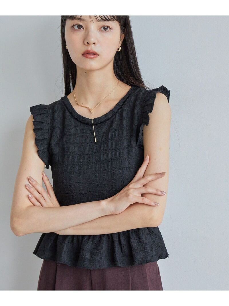 樂天商城 - 【SALE／40%OFF】【洗える】シャーリングフリルトップス VIS ビス トップス カットソー・Tシャツ ブルー ホワイト ブラック【RBA_E】[Rakuten Fashion]