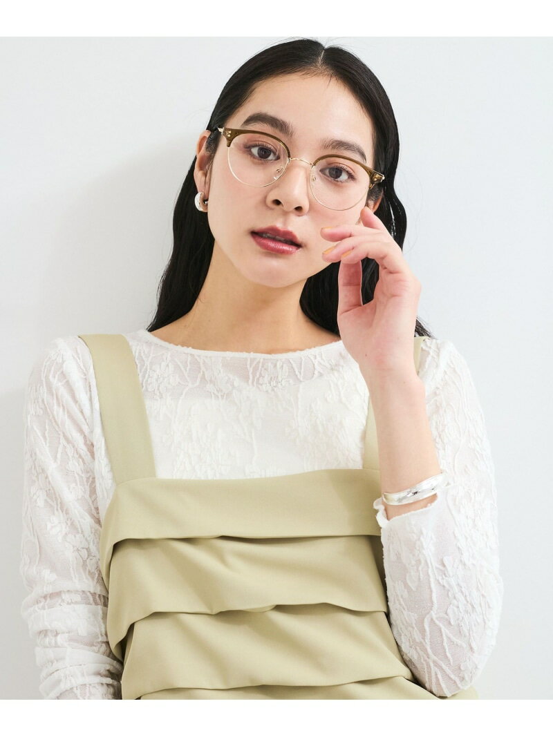 【SALE／30%OFF】ブローファッショングラス/ハーフリムファッショングラス VIS ビス ファッション雑貨 メガネ グリーン【RBA_E】[Rakuten Fashion] 3