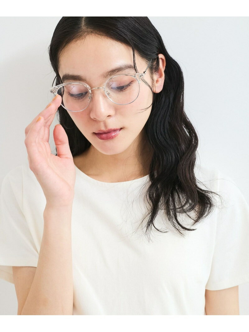 【SALE／30%OFF】ブローファッショングラス/ハーフリムファッショングラス VIS ビス ファッション雑貨 メガネ グリーン【RBA_E】[Rakuten Fashion] 2