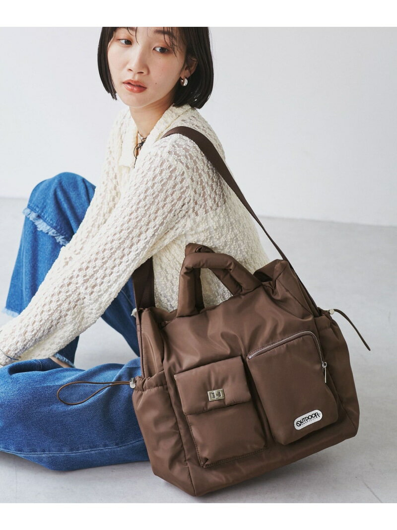 【OUTDOOR PRODUCTS】VIS別注6ポケット2WAYトートバッグ VIS ビス バッグ トートバッグ ピンク ブラッ..