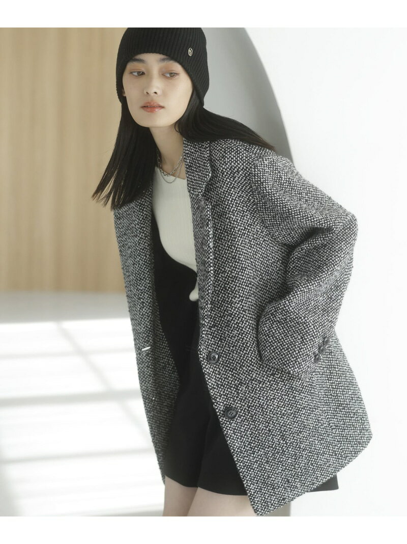 【SALE／30%OFF】【新色追加】【アウター総選挙3位】シャギージャコット VIS ビス ジャケット・アウター その他のジャケット・アウター ベージュ ブラウン ブラック【RBA_E】【送料無料】[Rakuten Fashion]のサムネイル