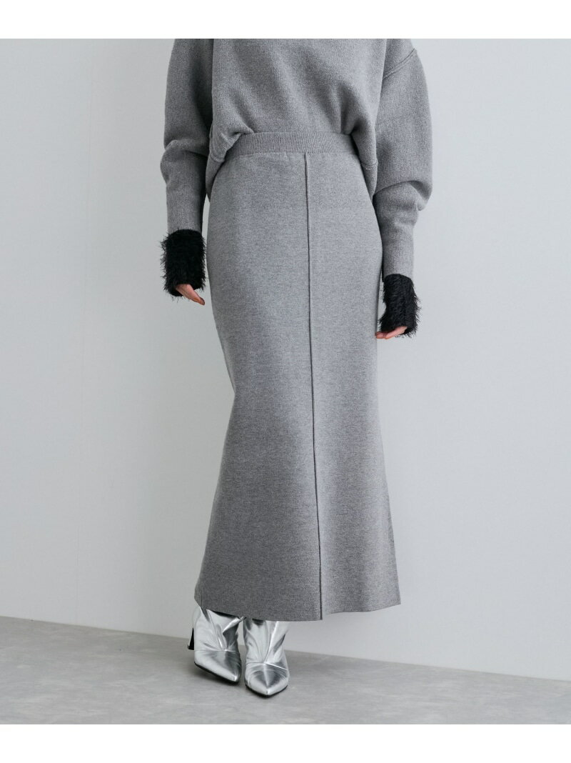 【SALE／30%OFF】【セットアップ対応】もちっとニットミラノリブスカート VIS ビス スカート その他のスカート ホワイト グレー ブルー【RBA_E】[Rakuten Fashion]