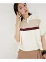 【SALE/40%OFF】【洗える】裾フレアポロトップス VIS ビス トップス ポロシャツ ベージュ ネイビー【RBA_E】【送料無料】[Rakuten Fa...