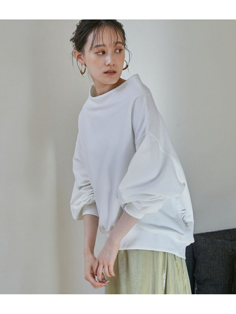 【SALE／30%OFF】【ヒアルロン酸加工】【セットアップ対応】【ViSage】パウダー裏毛ファラウェイカラープルオーバー VIS ビス インナー・ルームウェア パジャマ ホワイト パープル イエロー【RBA_E】[Rakuten Fashion]のサムネイル