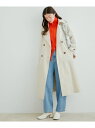 【SALE/50%OFF】【撥水・花粉ガード】ロングトレンチコート【 インフルエンサーりぃさん着用 】 VIS ビス ジャケット・アウター トレンチコート ベー...
