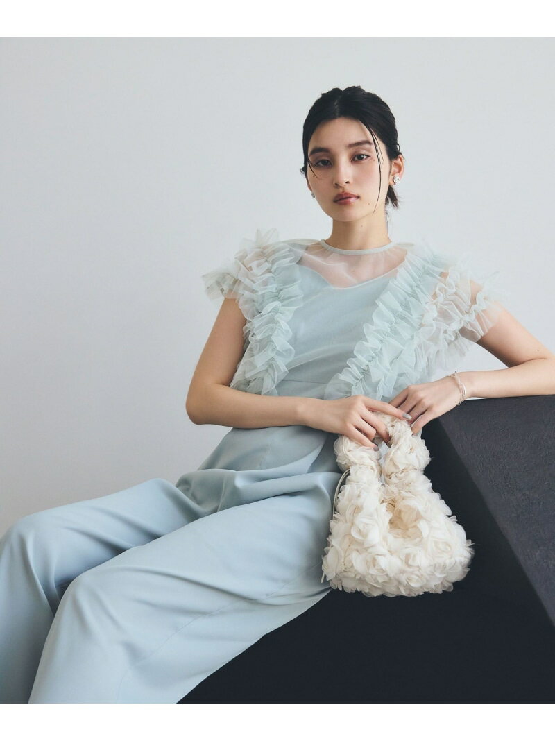 【SALE／30%OFF】【新色追加】【VISDRESS】チュールフリルセットオールインワン【...