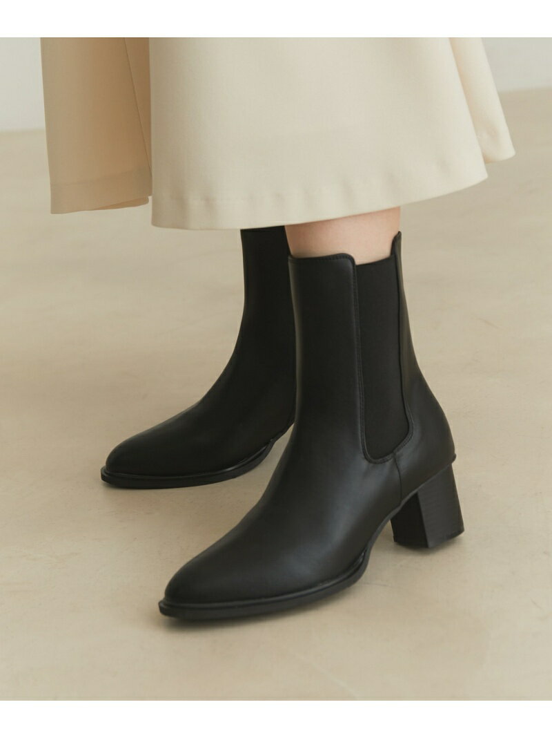 【SALE／40%OFF】ヒールサイドゴアブーツ Juze ビス シューズ・靴 ブーツ ブラック ホワイト【RBA_E】【送料無料】[Rakuten Fashion]のサムネイル