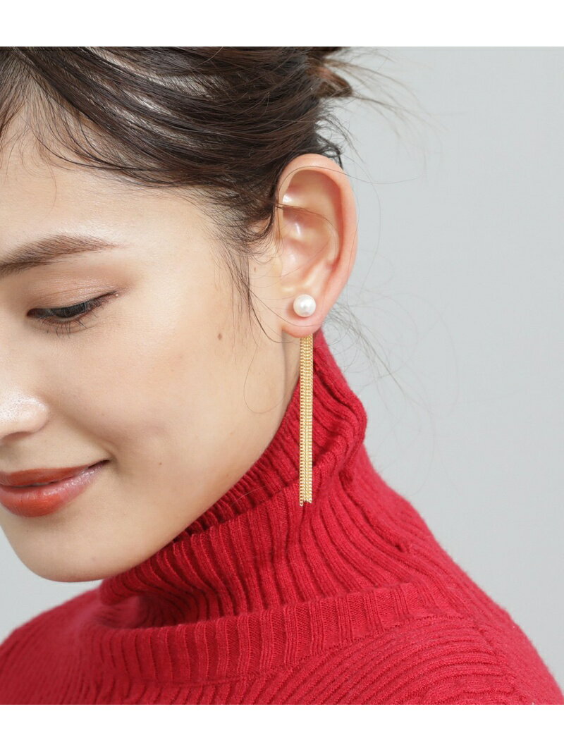 【SALE／70%OFF】チェーンタッセルパールピアス900円 VIS ビス アクセサリー・腕時計 ピアス ゴールド シルバー【RBA_E】[Rakuten Fashion]