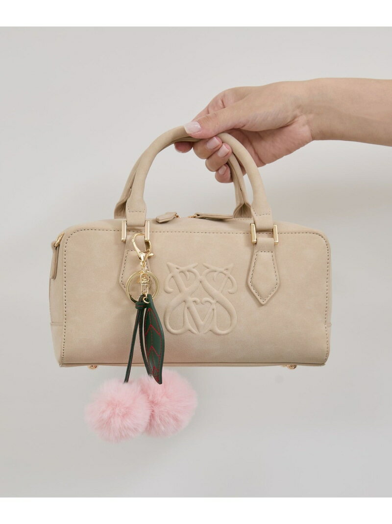 【SALE／40%OFF】チェリーファーチャーム VIS ビス ファッション雑貨 チャーム・キーチェーン ピンク ..