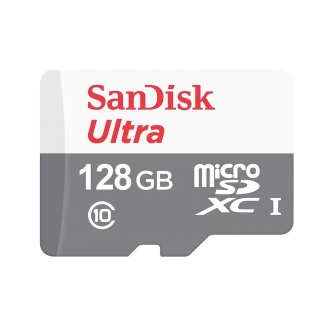 SanDisk メモリカード SDカード Ultra 128GB SDXCカード サンディスク ウルトラ マイクロ SDカード 超高速 100MB/s UHS-1対応 class10 スマートフォン タブレット 写真 動画 FullHD対応 入学 卒業 防犯カメラ ドライブレコーダー用SDカード