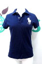 【中古】POLO RALPH LAUREN ラルフローレン SKINNY POLO ビックポニー 半袖ポロシャツ S