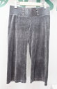 【中古】JUICY COUTURE ジューシークチュール ベロア ハーフパンツ S グレー kz4218183732