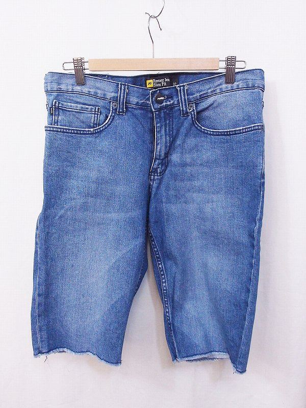 【中古】Analog AG Remer Jean SLIM FIT　ハーフデニムパンツ メンズ 32 kz4402188225
