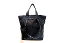 【中古】BALENCIAGA バレンシアガ CARRY TOTE キャリートート シワ加工レザー ラージ トートバッグ 482307・1060・Z・538735