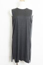 【中古】BALLSEY ボールジー ノースリーブロングニット 前後異素材切り替え シルク×カシミヤ S ok4408190486