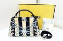 【中古】FENDI フェンディ ストア限定デザイン ミニ ピーカブー 2WAYバッグ 銀座SIX購入 8BN244 9GP ok4412192845