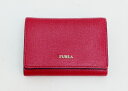 【中古】FURLA フルラ 3つ折り財布 レザー RUB(レッド系) kz4410191540