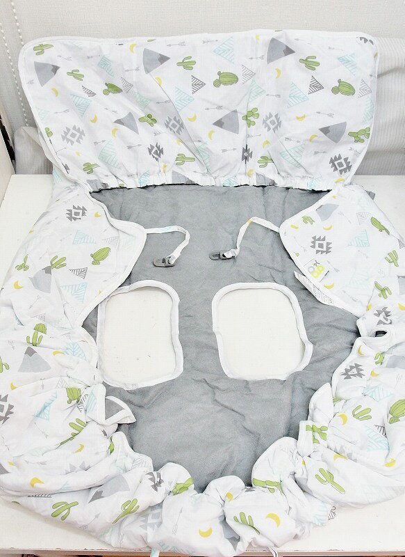 【中古】GO by goldbug　ショッピングカート　カバー　リバーシブル 中綿入り kz4420196284