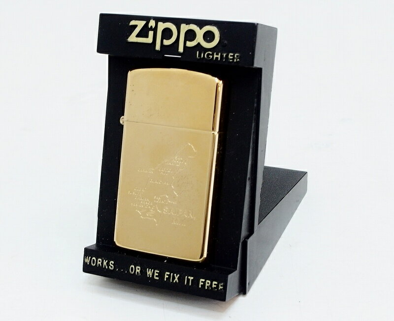 ブランド名ZIPPO(ジッポー)商品名サイパン SAIPAN オイルライター カラーゴールド サイズ ( W * D * H )本体 W 3cm*D 1cm*H 5.5cm付属品ケース/コンディションレベルAA・（美品）コンディションレベル...