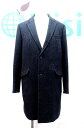 【中古】SUIT SELECT スーツセレクト ウール チェスターコート メンズ L ブラック系