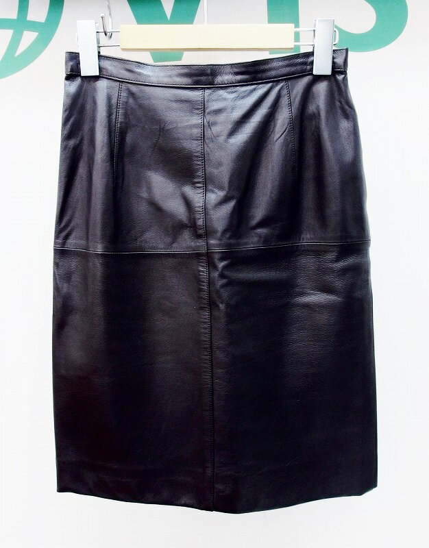 【中古】LA JOCONDE(ラジョコンダ) ラムレザー スカート MS-9 kz4604201079