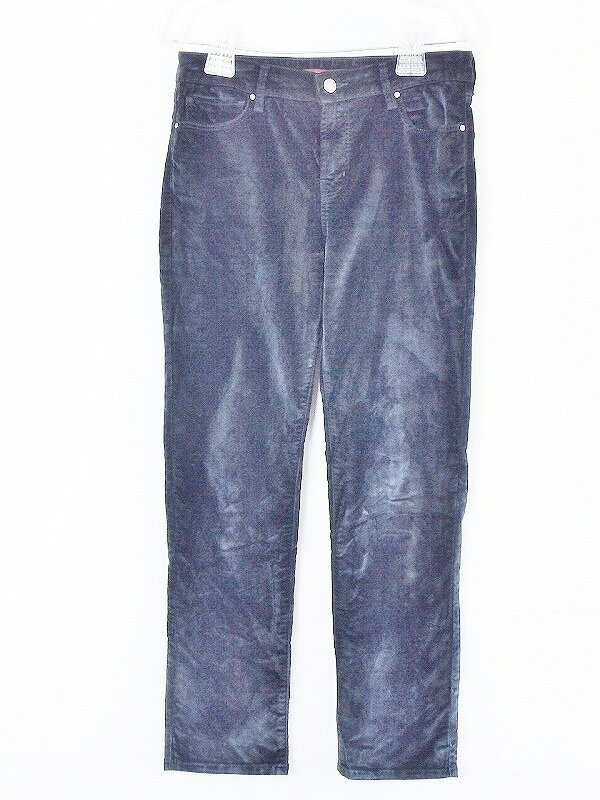 【中古】COMPTOIR DES COTONNIERS コントワー デ コトニエ パンツ　ベロア調　ストレッチ 9 ブラック ok4606201632(4.0)