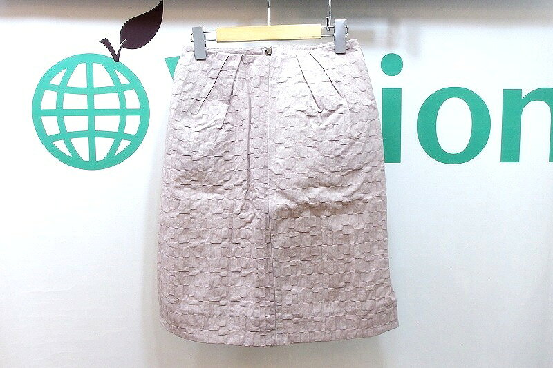 Rakuten - 【中古】MARNI マルニ ナイロン　タックデザイン　ひざ丈スカート 38 ピンク kz4608203382