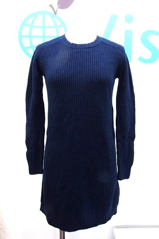 Rakuten - 【中古】A.P.C. アーペーセー ウール 長袖リブニット XS ネイビー kz4612204634