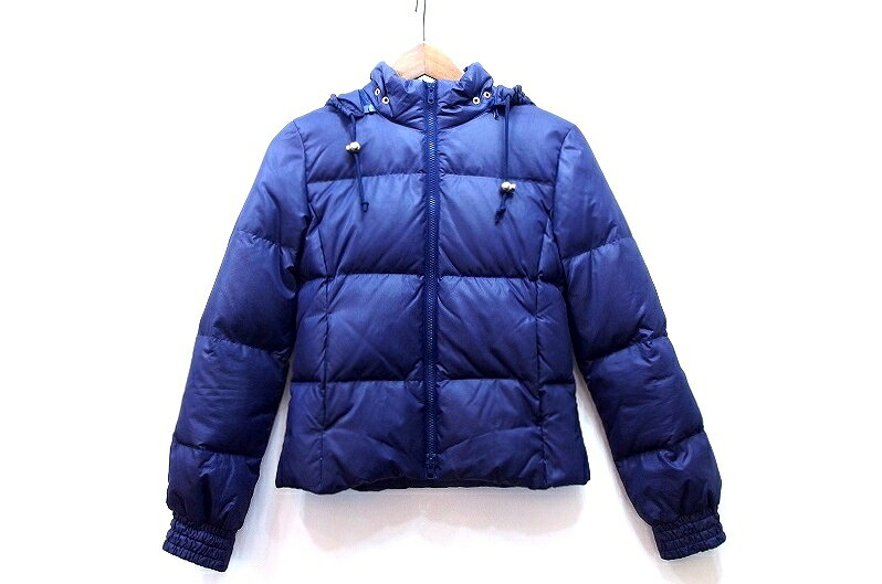 【中古】PROPORTION BODY DRESSING プロポーションボディドレッシング ダウンジャケット 3 パープルネイビー系 kz4620206782