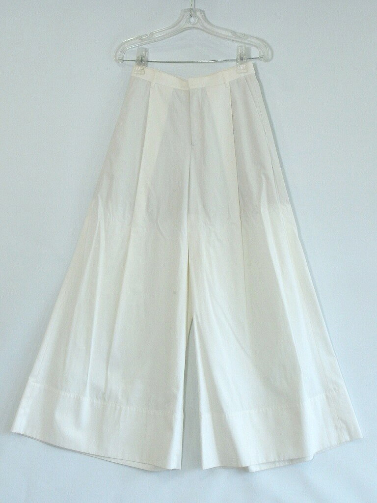 乐天商城 - 【中古】Martinique マルティニーク L`AVENTURE　コットン　フレア　 ワイドパンツ ・1 ホワイト ok4608203583