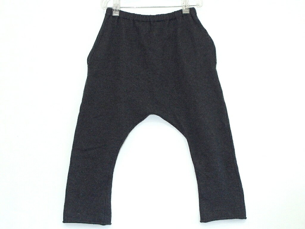 【中古】R&D.M.Co- オールドマンズテーラー KNIT SARROUEL PANTS 圧縮ウールサルエルパンツ　No4467 グレー