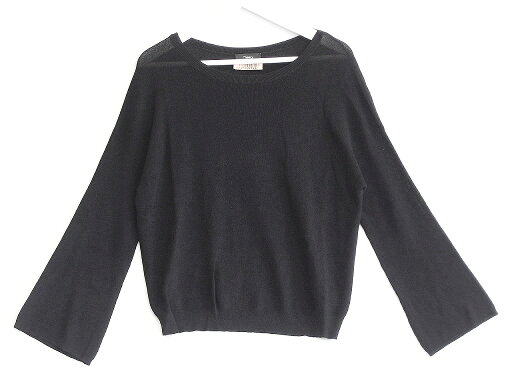 【中古】theory セオリー レーヨン ニット セーター トップス 透け感 ・S ブラック sy4808212431 【中古】theory セオリー レーヨン ニット セーター トップス 透け感 ・S ブラック sy4808212431