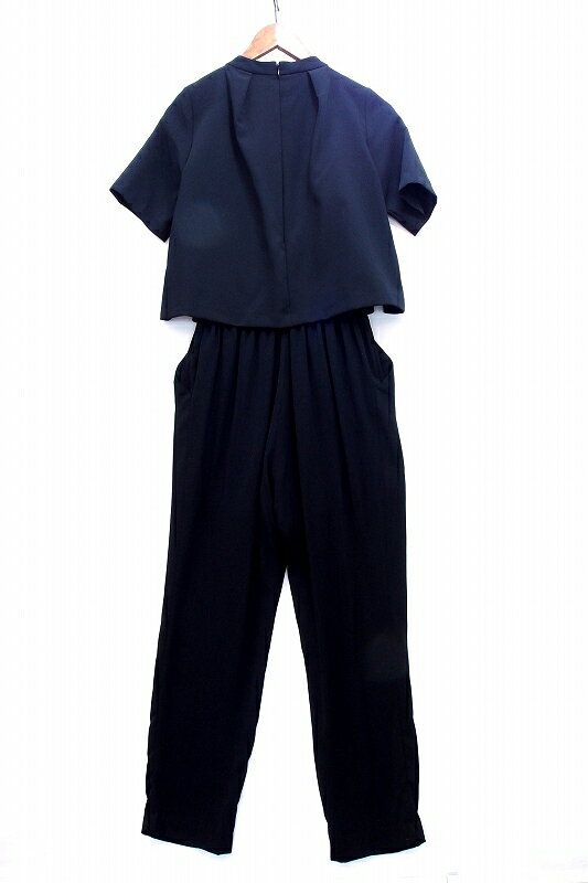 BRAND VISION ブランドビジョンの【中古】Green Label Relaxing グリーンレーベル 【UNWINDER】 タックデザイン オールインワン フォーマル ・36 kz4422198557｜アングル2