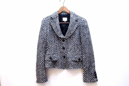 【中古】ARMANI COLLEZIONI アルマーニ コレッツォーニ アルパカ・ウール テーラードジャケット ヘリンボーン ・42 kz4822217840 【中古】ARMANI COLLEZIONI アルマーニ コレッツォーニ アルパカ・ウール テーラードジャケット ヘリンボーン ・42 kz4822217840