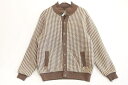 【中古】【訳あり】Takashimaya タカシマヤ カシミヤ 千鳥格子柄 ニットカーディガン メンズ ・L ベージュ kz4824218864