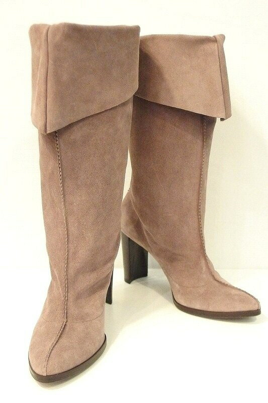 【中古】alfredoBANNISTER(アルフレッド バニスター) 2way スエードブーツ ピンクベージュ nm300267466(4.0)